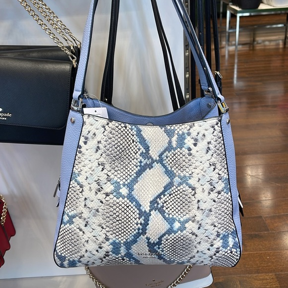 Kate Spade Leila Medium Triple Compartment Shoulder Tote
snake
muted blue
NWT - Picture 13 of 16